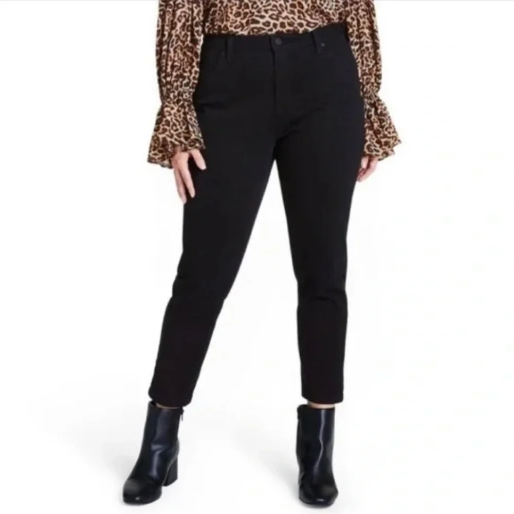 High-Rise Ankle Length Skinny Jeans - Nili Lotan x Target Black size  0 4 6 14 - Picture 7 of 15